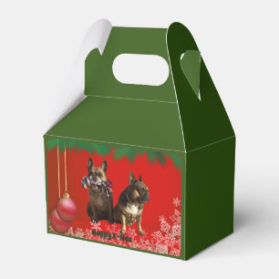 französische Bulldogge x mas geschenkschachtel Favour Box