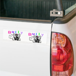 Französische Bulldoggen Autoaufkleber Bumper Sticker