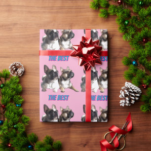 Französische Bulldoggen Beste Freunde Wrapping Paper