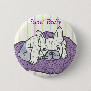 Französische Bulldoggen Button