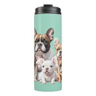 Französische Bulldoggen Freundschaft Thermal Tumbler