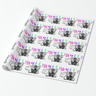 Französische Bulldoggen Geschenkpapier Wrapping Paper