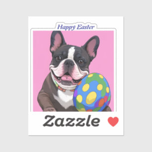französische Bulldoggen Happy Easter Karte