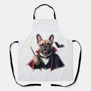 französische Bulldoggen Happy Halloween Apron