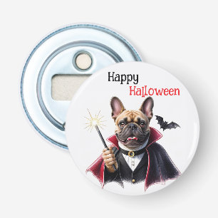 französische Bulldoggen Happy Halloween Bottle Opener