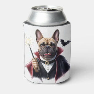 französische Bulldoggen Happy Halloween Can Cooler
