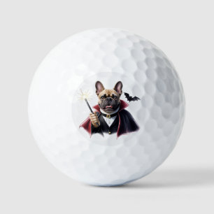 französische Bulldoggen Happy Halloween Golf Balls