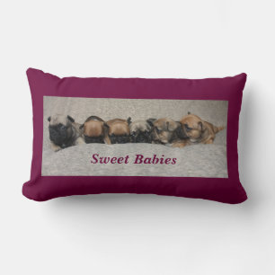 Französische Bulldoggen Kissen Lumbar Cushion
