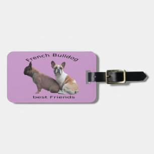 Französische Bulldoggen Kofferanhänger Luggage Tag