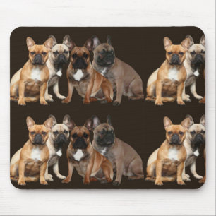 Französische Bulldoggen Mousepad