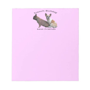 Französische Bulldoggen Notizblock Notepad