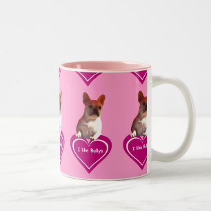 Französische Bulldoggen zweifarbige Tasse Two-Tone Coffee Mug