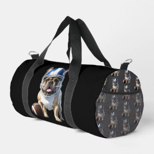 Französischen Bulldoggen American Football  Duffle Bag