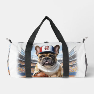 Französischen Bulldoggen Basketball Duffle Bag