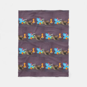 Französischen Bulldoggen  Fleece Blanket