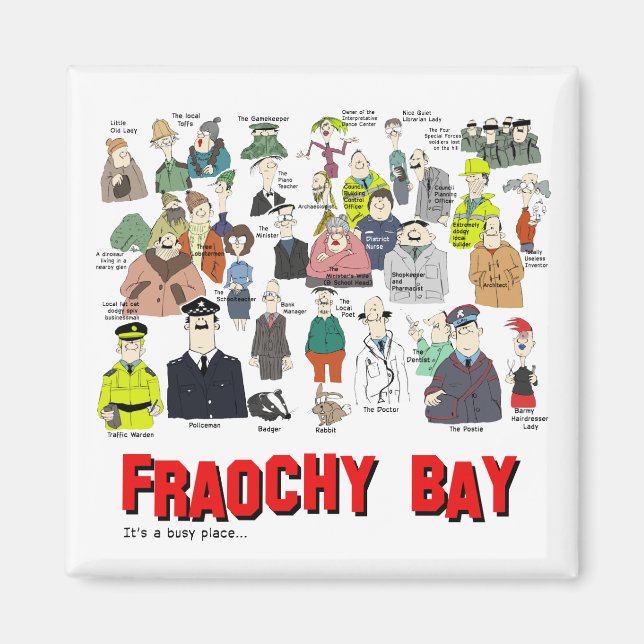 Fraochy Bay Fridge Magnet (Front)