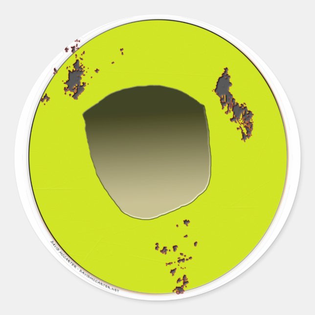 Frappy Classic Round Sticker (Front)