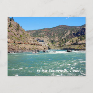 Fraser Canyon BC Canada Postcard