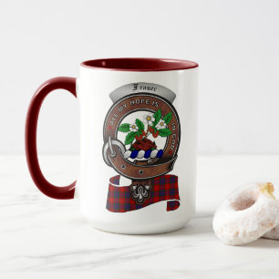 Fraser Clan Badge Combo 15oz Mug