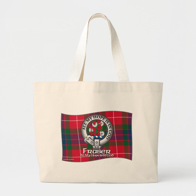 Fraser Clan Large Tote Bag (Front)