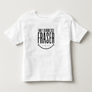 Fraser Family Reunion 2025 Design 6 ToddlerT-Shirt Toddler T-Shirt