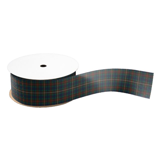 Fraser Hunting Tartan Plaid Pattern Grosgrain Ribbon (Spool)