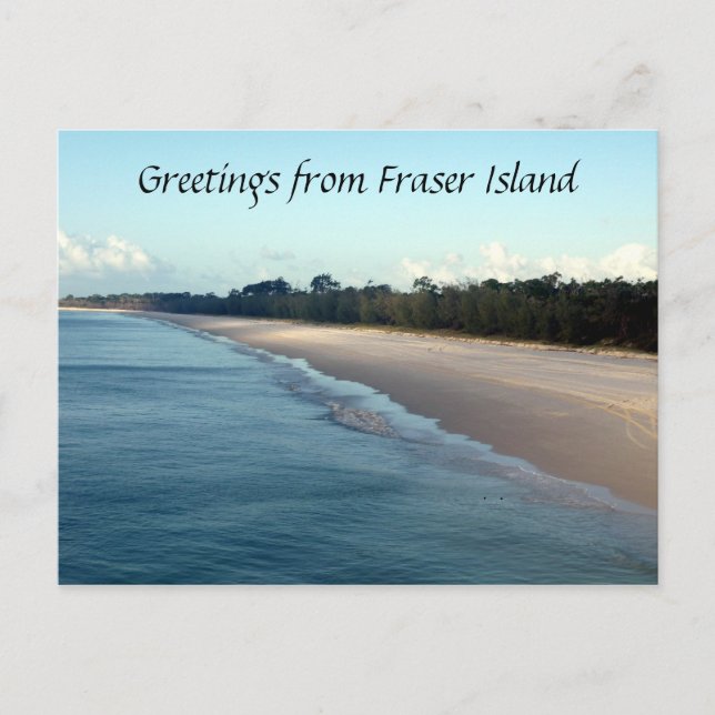 fraser island greetings postcard (Front)