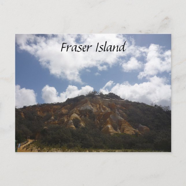 fraser island pinnacles postcard (Front)