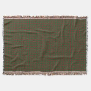 Fraser of Castle Leathers Tartan Plaid Pattern Throw Blanket