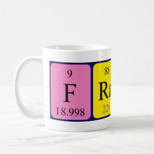 Fraser periodic table name mug
