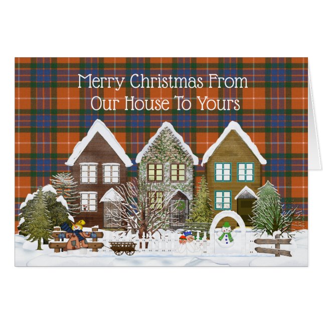 Fraser Red Ancient Tartan Christmas (Front Horizontal)