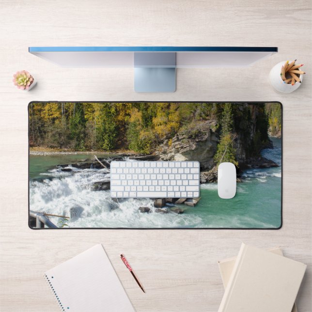 Fraser River, Canadian Photography, River Desk Mat (Office 1)