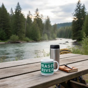 Fraser River Highway Sign British Columbia Canada  Coffee Mug