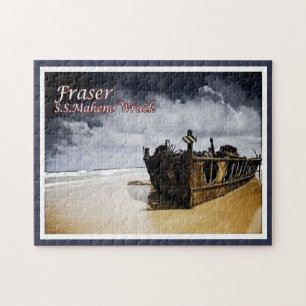 Fraser - S.S.Maheno Wrack - Australia - Jigsaw Puzzle
