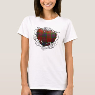 Fraser Tartan Heart T-Shirt
