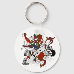 Fraser Tartan Lion Key Ring