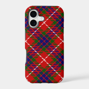 Fraser tartan red green blue purple plaid