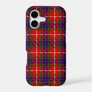 Fraser tartan red green blue purple plaid