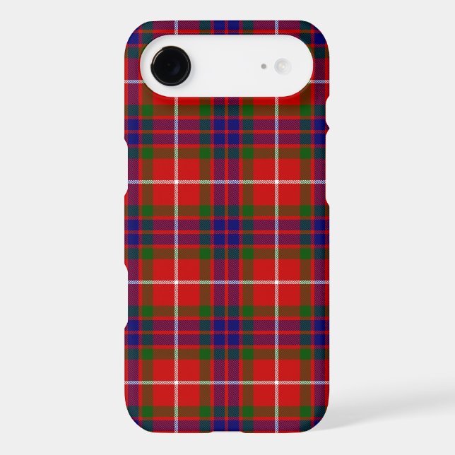 Fraser tartan red green blue purple plaid Case-Mate iPhone case (Back)