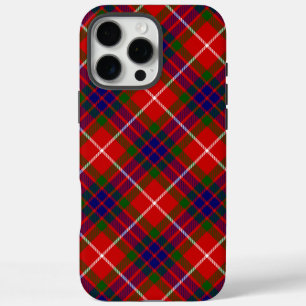 Fraser tartan red green blue purple plaid iPhone 16 pro max case