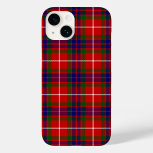Fraser tartan red green blue purple plaid Case-Mate iPhone 14 case