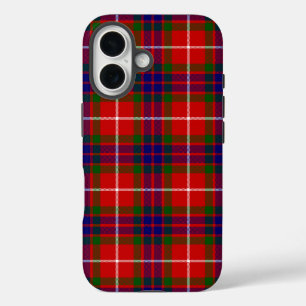 Fraser tartan red green blue purple plaid iPhone 16 case