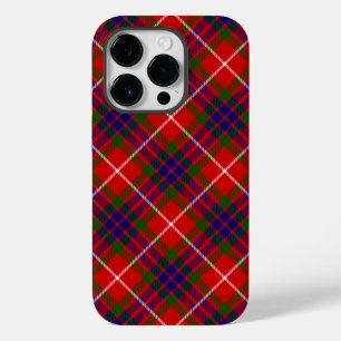Fraser tartan red green blue purple plaid Case-Mate iPhone 14 pro case