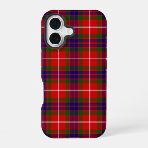 Fraser tartan red green blue purple plaid iPhone 16 case