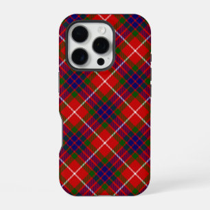 Fraser tartan red green blue purple plaid iPhone 16 pro case