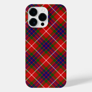 Fraser tartan red green blue purple plaid iPhone 14 pro max case
