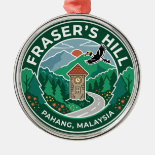 Fraser's Hill Malaysia Metal Ornament