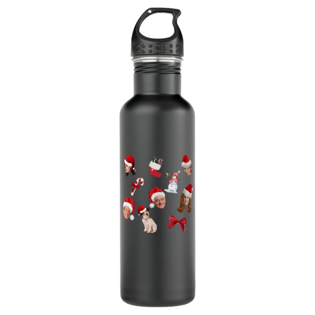 frasier christmas pattern 710 ml water bottle (Front)
