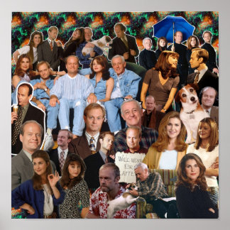 frasier collage poster