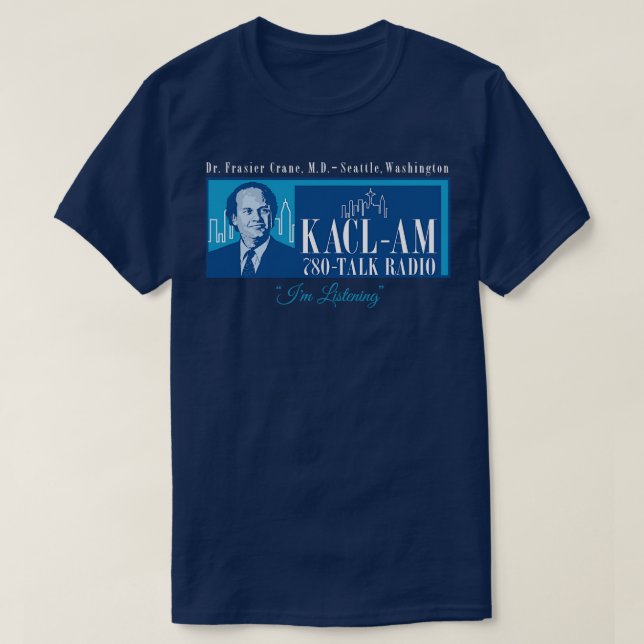 Frasier Crane KACL radio station T-Shirt (Design Front)